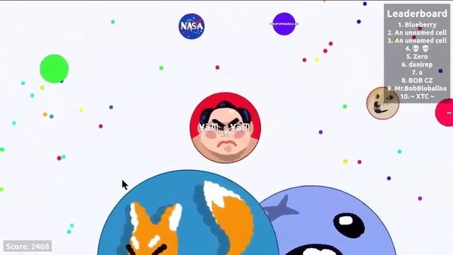Agar.io | Game play | From Last To First (Awesome Moments) смотреть онлайн