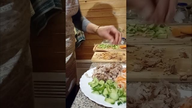 Шаверма на тарелке😋 дела житейские в глухой деревне