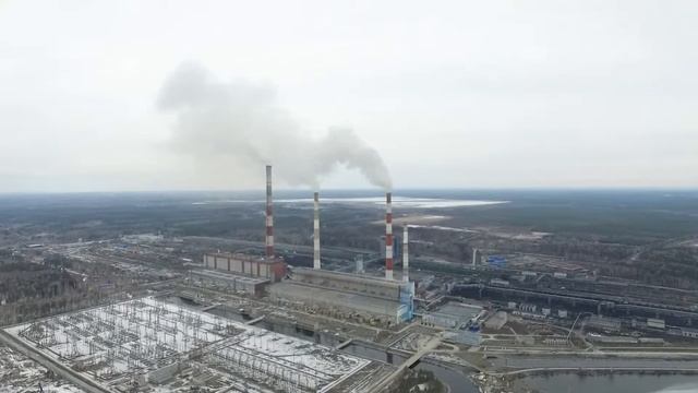 Дрон над посёлком Рефтинский смотреть онлайн