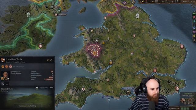 VIKING INVASION OF WALES! Crusader Kings 3 - Rise of the North Sea Empire Campaign #11 смотреть онлайн