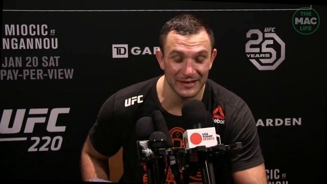UFC 220 - "Even If It's One Handed, I Can Do It" Gian Villante on Brooklyn Event смотреть онлайн