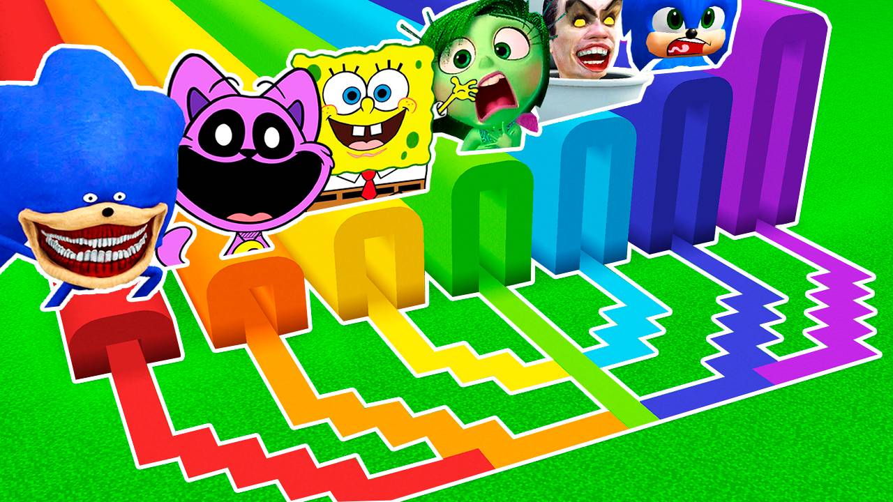 ПОЛУКРУГЛЫЕ ТОННЕЛИ СОНИК ТЕЙПС КАТНЭП GMAN ГОЛОВОЛОМКА 2 В МАЙНКРАФТ