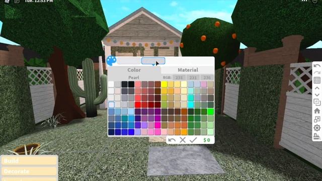 Summer Shed || Bloxburg Speed Build