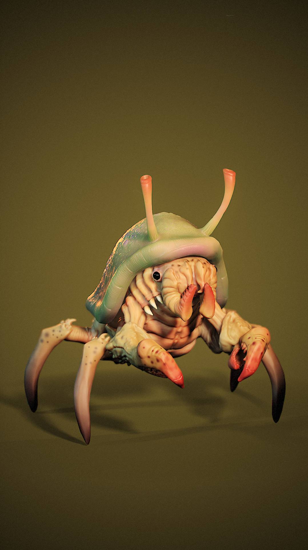 Speed sculpting - Crab #shorts #3d #art смотреть онлайн