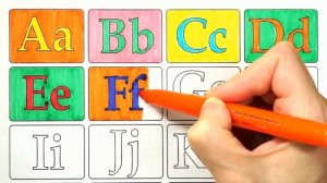 Английский алфавит для детей/ Прописи английских букв для детей/English alphabet for children