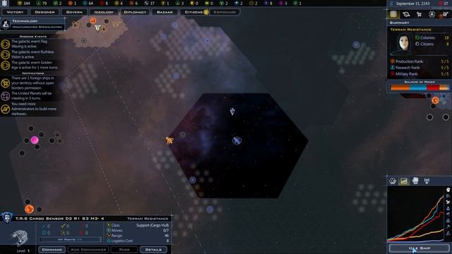 Galactic Civilizations 3 CRUSADE Let's Play - GODLIKE #15 "Food for Thought" смотреть онлайн