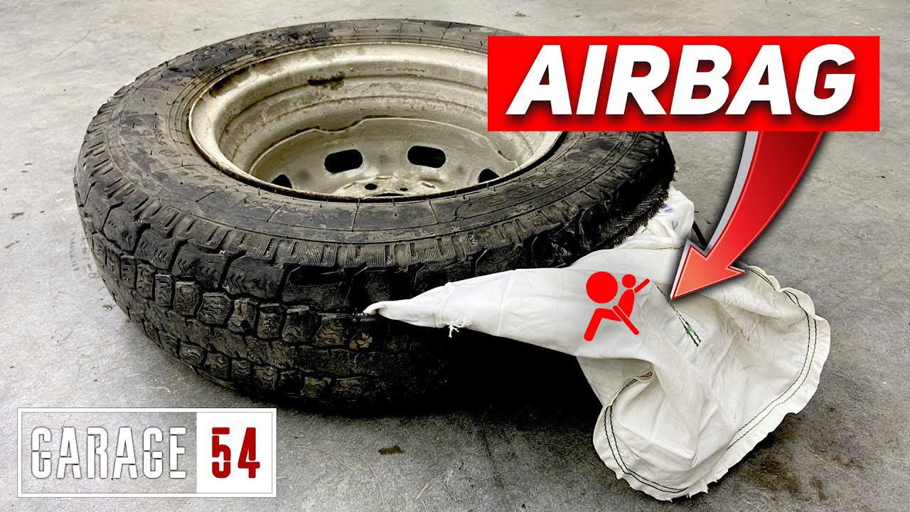 ЛОПНУЛИ ПОДУШКУ БЕЗОПАСНОСТИ в КОЛЕСЕ - РАЗОРВЕТ?