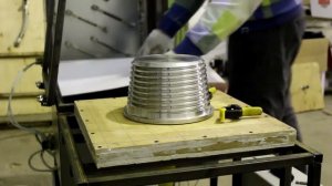 Вакуумная формовка полистирола 0,48 мм по алюминиевой форме.