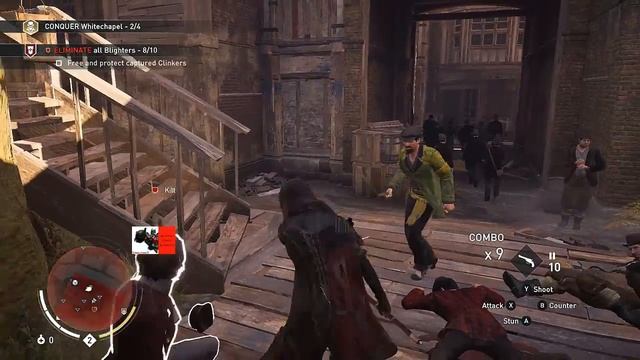 Assassin's Creed Syndicate Conquest: Templar Hunt and Gang stronghold (Eng) смотреть онлайн