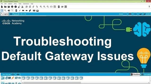 Packet Tracer V7.2 - Troubleshooting Default Gateway Issues смотреть онлайн