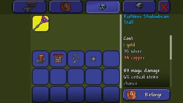 Terraria iOS: How to Reforge Items смотреть онлайн