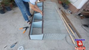 Quyon katak yasash. How to make rabbit cage. Клетка для кроликов своими руками.