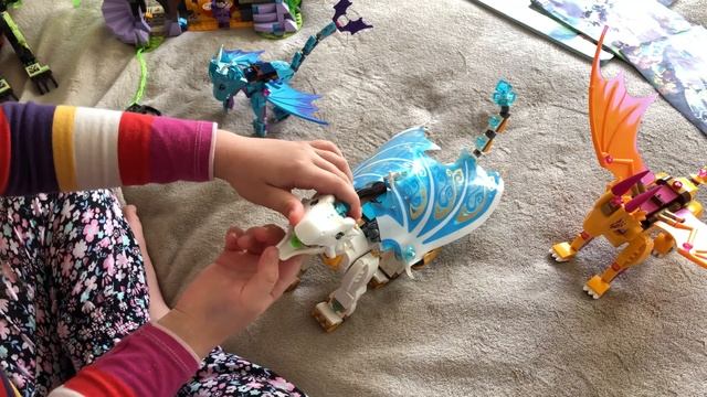 Lego elves The Water Fire Queen Goblin Dragon смотреть онлайн