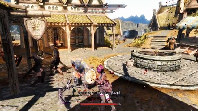 Skyrim: Pregnant Elf Follower