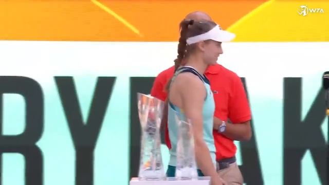 Danielle Collins Vs. Elena Rybakina | 2024 Miami Final | WTA Match Highlights