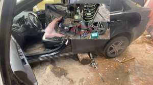 Это легко замена поршня и пыльника заднего тормозного суппорта MLX Митсубиси Лансер 10