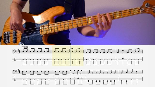 【Bass Tab】【#9】Last Christmas / Wham!【Bass Cover】【4strings】【BassTab】【タブ譜】【Transcription】