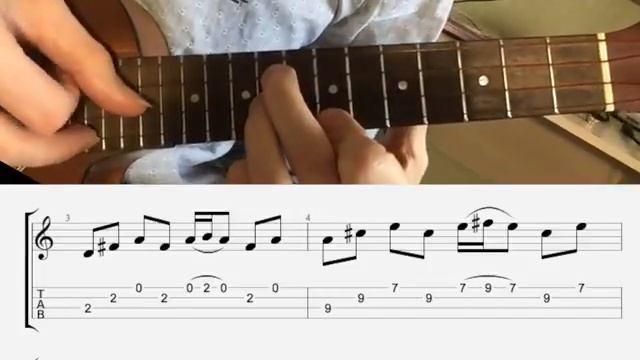 UKULELE. RED HOT CHILI PEPPERS-SNOW UKULELE TUTORIAL смотреть онлайн