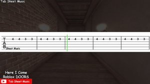 Here I Come - Roblox DOORS Guitar Tutorial | TAB