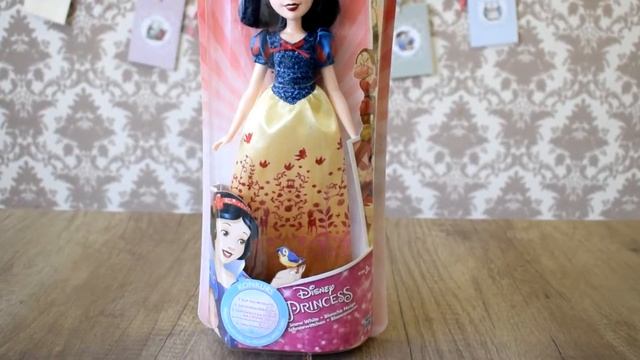Белоснежка принцесса Диснея кукла фирмы Хасбро Snow White Princess Disney doll company Hasbro смотреть онлайн