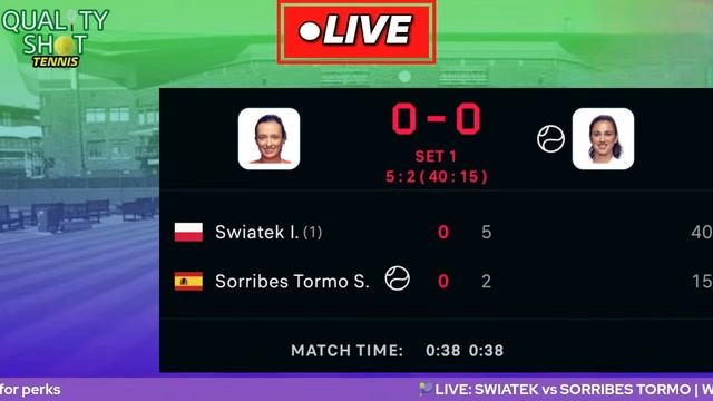 🎾SWIATEK vs SORRIBES TORMO | WTA Wimbledon 2023 | LIVE Tennis Play-by-Play Stream смотреть онлайн