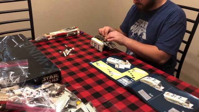 LEGO Star Wars 7191 UCS X-Wing Starfighter speed build смотреть онлайн
