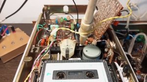 Радиотехника М-201-стерео. Ремонт магнитофона приставки.