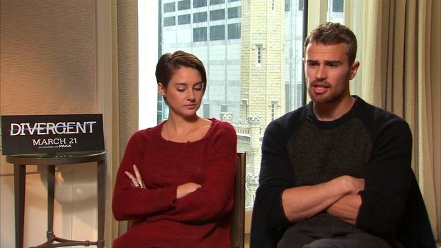 Shailene Woodley And Theo James Talk 'Divergent' And Stories Of Bravery And Selfishness