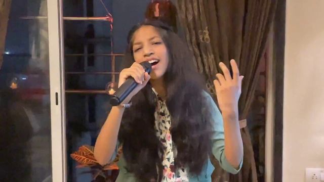Kesariya Tera - Brahmastra✨ | Sung By Sanvi👧🏻| Sisters' Musical Bond🎼