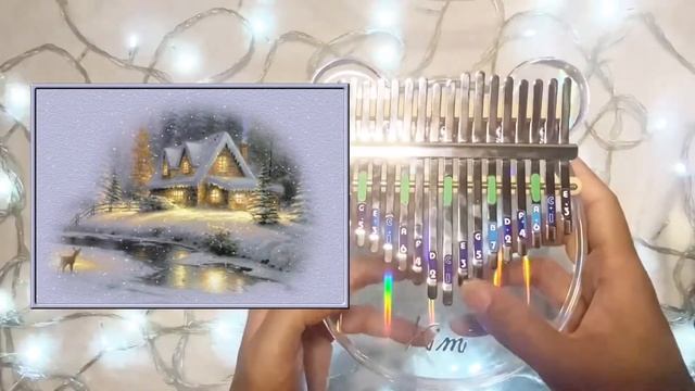 White Christmas - Kalimba Cover with Easy number tabs смотреть онлайн