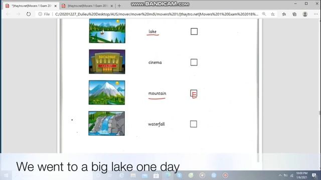 Movers 1 Test 3 Listening (2018 Version) // Home English Learning