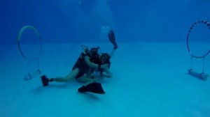 борьба под водой с аквалангом
