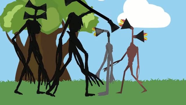 Сирена головый мутант и лампа головый мутант Vs сирена головы и лампа головый