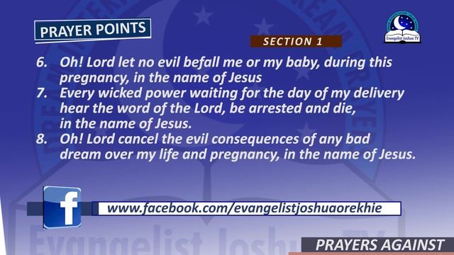 PRAYERS AGAINST BAD DREAMS DURING PREGNANCY - Evangelist Joshua Orekhie смотреть онлайн
