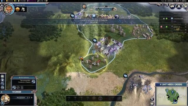 Let's Play - Civ 5 Multiplayer w/ Friends - Episode 1 "Great Library Battle" смотреть онлайн