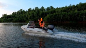 Тест носового тента для лодок Аква/Ривьера