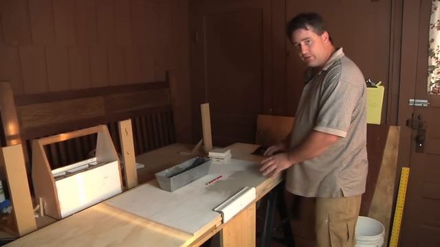 Kitchen Tile Basics : Putting Tile On A Wooden Kitchen Table