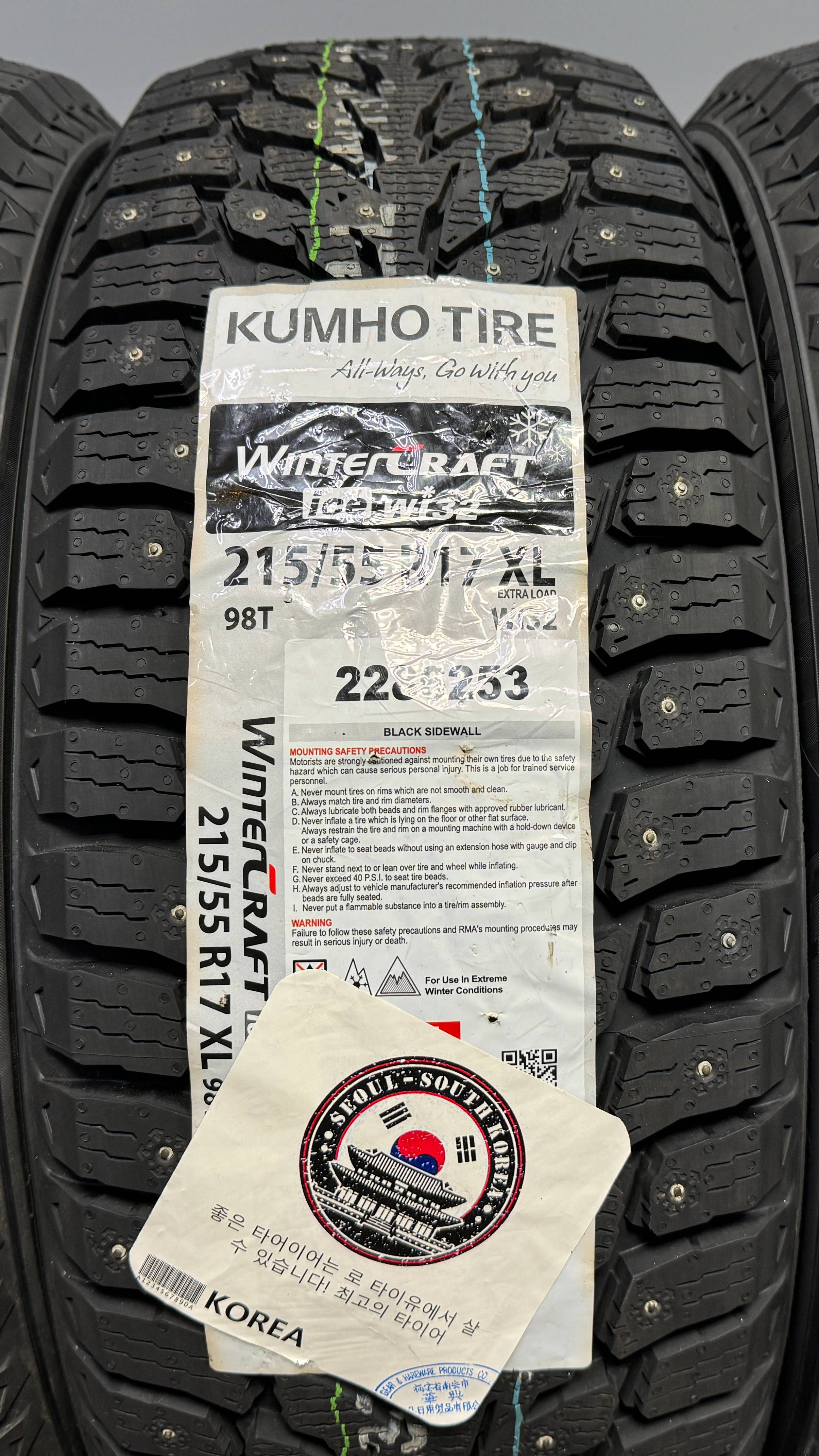 Kumho WinterCraft ice Wi32 215/55 R17 98T XL