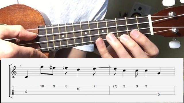 UKULELE. SUPER MARIO BROS UKULELE TUTORIAL смотреть онлайн