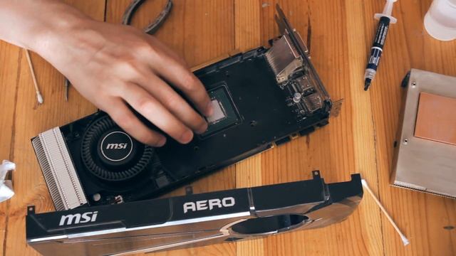 Какую термопасту мажет MSI?(GTX 1070 Ti Aero) Заводская термопаста против Noctua NT-H1 смотреть онлайн