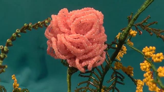 Цветы из бисера смотреть онлайн