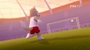 Say hello to Zabivaka™, the Official Mascot of the 2018 FIFA World Cup™! 720p   trimmed