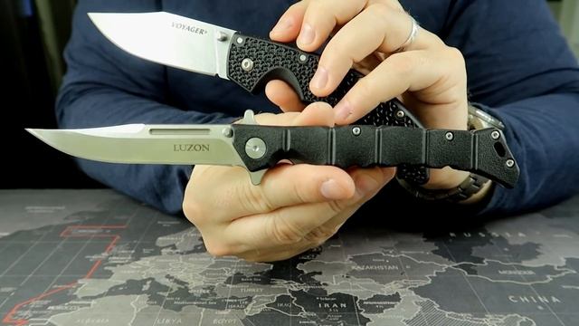 #ВЕРСУС! Cold Steel Voyager Large VS Luzon Medium смотреть онлайн