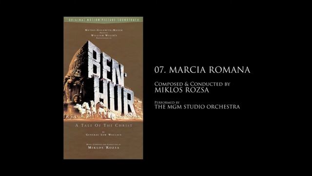 Ben-Hur OST (Complete Soundtrack) 07. Marcia Romana - Miklos Rozsa смотреть онлайн