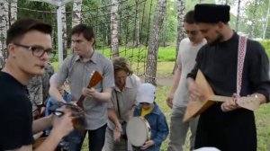 Хулиганские частушки под балалайку