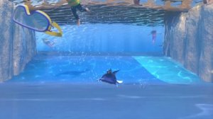 There's a Shark in My Water Park | Super wings season 5 | Super wings super pets | EP24