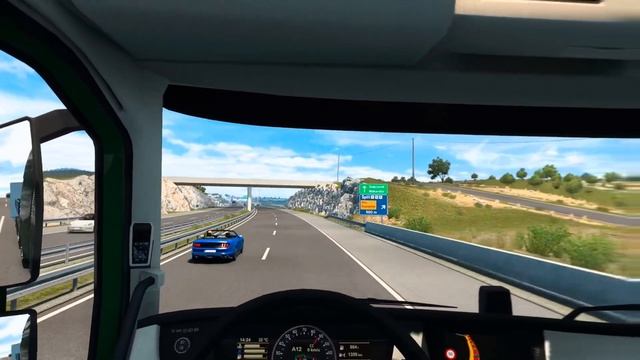 Meta Quest 3 + G29 / Euro Truck Simulator 2 - West Balkans VR Gameplay смотреть онлайн