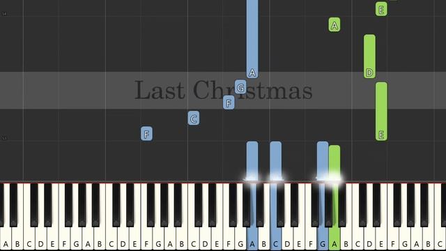 Last Christmas | Wham! | C Major Easy Piano смотреть онлайн