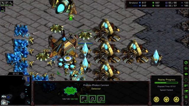SC:R PvP fast expo zealot push vs reaver смотреть онлайн