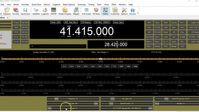Ham Radio Deluxe (HRD) Navigation Techniques – Editing Slider Bar Menus on Yaesu FT991A смотреть онлайн
